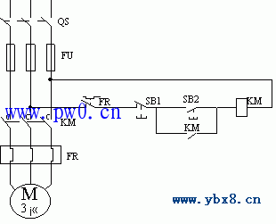 异步电动机全压启动控制线路