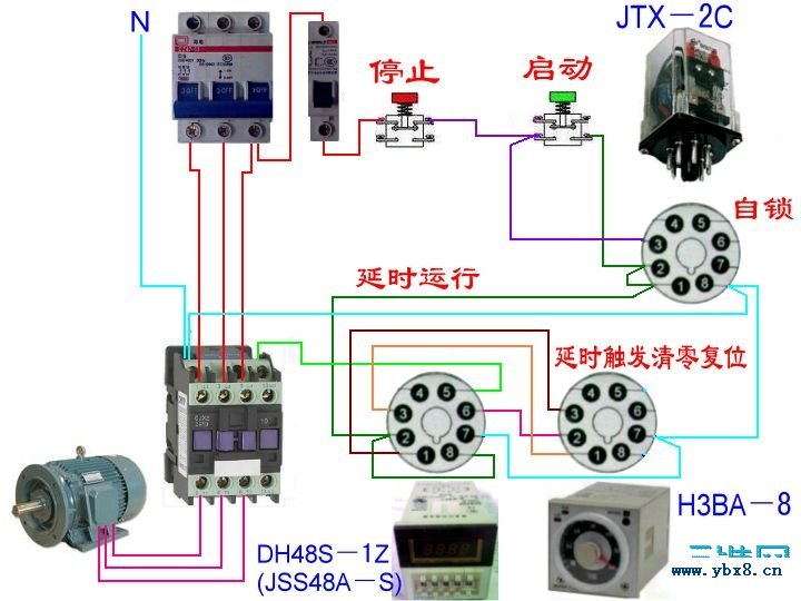 实用电路实物接线图