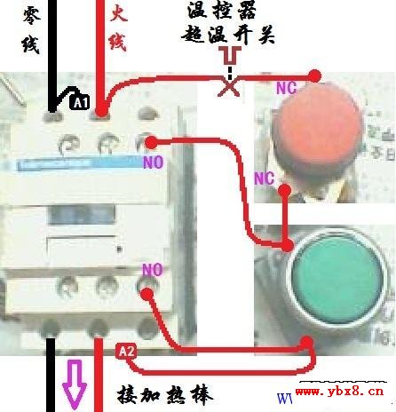 220交流接触器接线图