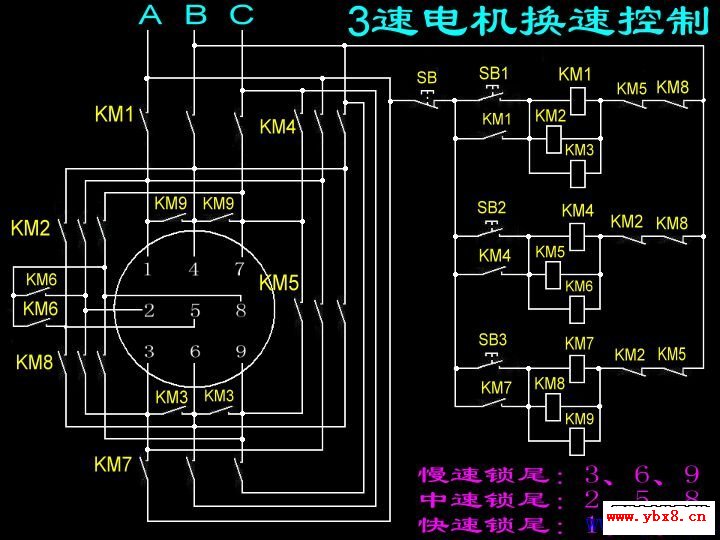 3速电机换速控制电路