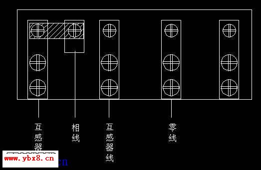 接3个220v的单相电表接线图