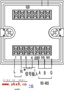 数显电流表接线图