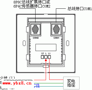 带开关插座接线图
