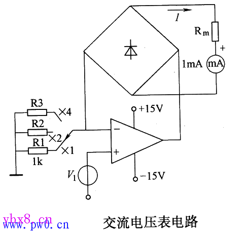 交流电压表电路