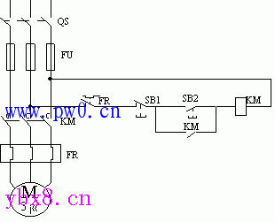 异步电动机全压启动控制线路