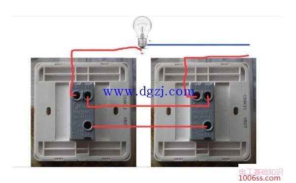 教你如何接多控开关的线