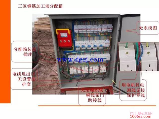 施工临时用电配电箱做法示意图解