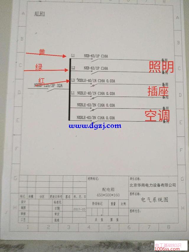 照明配电系统图原理识图讲解