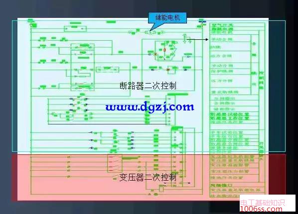 配电室二次设备如何接线图