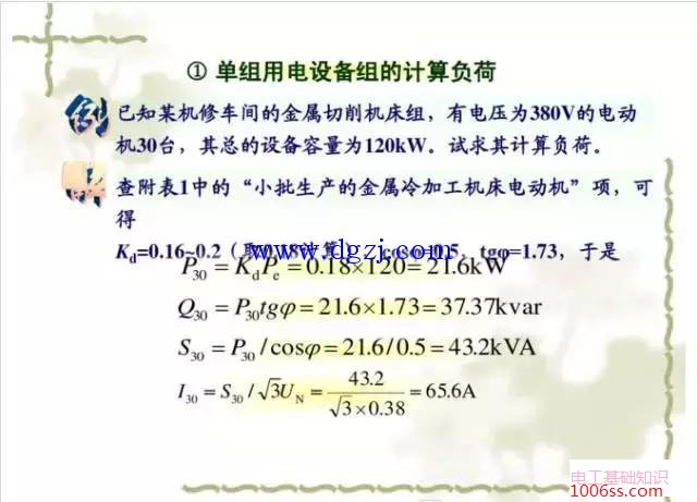 工厂用电负荷计算方法