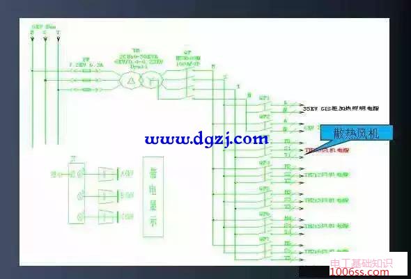 配电室二次设备如何接线图