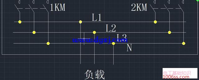 EPS与市电互相切换控制原理图分析