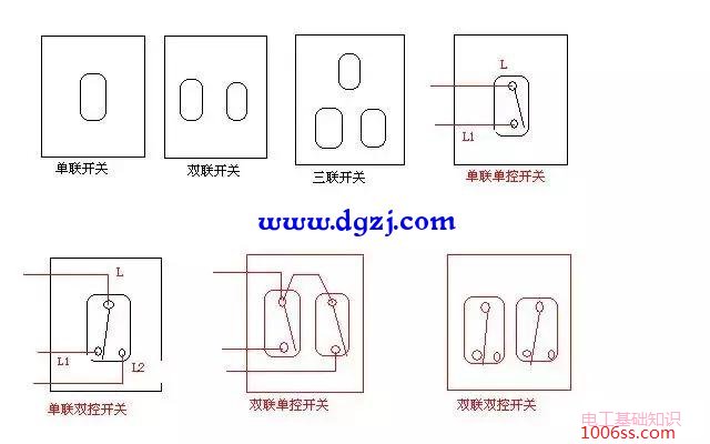 双联开关的原理是什么?双联开关的接法有几种