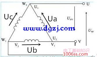 三相四线供电星形接法和三角形接法图解