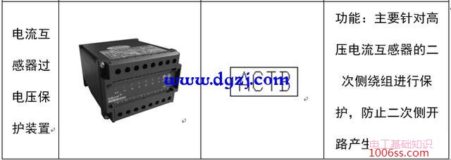 配电系统电气元件符号及功能图解