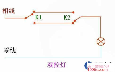 双控开关为什么灯泡有余光还闪烁