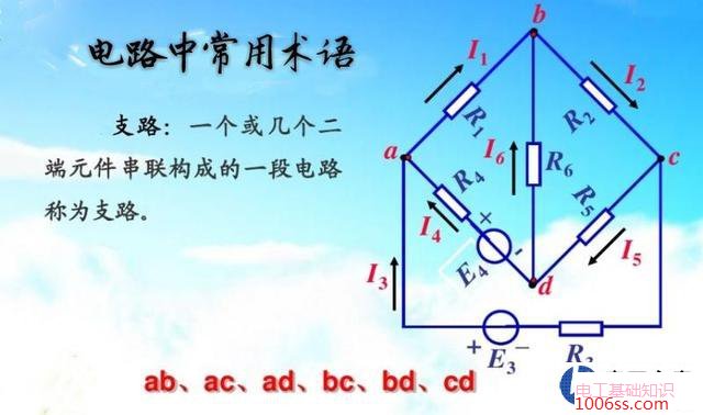 电路中节点和支路两种定义有什么区别