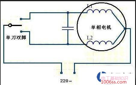 电风扇插头拔下来换个方向插进去为什么不会反转