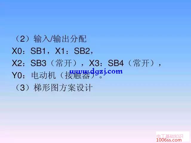 plc梯形图基本电路编程举例