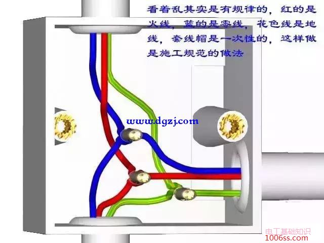 电线接线图教程_家装电线布线实例图