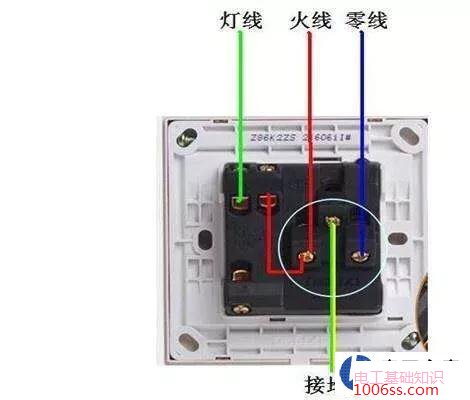 电源开关上的字母的含义及接线图