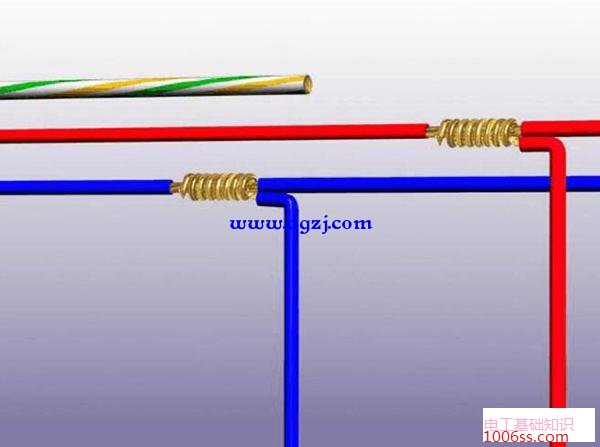 电线导线连接方法_电线接线缠绕方法_电线连接方法图解