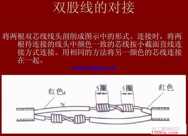 电线导线连接方法_电线接线缠绕方法_电线连接方法图解