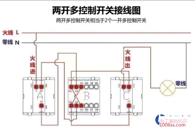 家用多层楼梯开关怎么接?需要什么样的开关