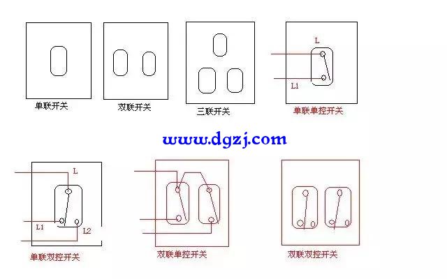 双联开关的原理是什么?双联开关的接法有几种