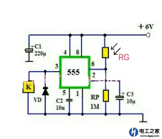 路灯光控电路的工作原理