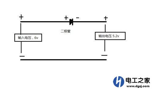 怎么利用二极管的导通压降