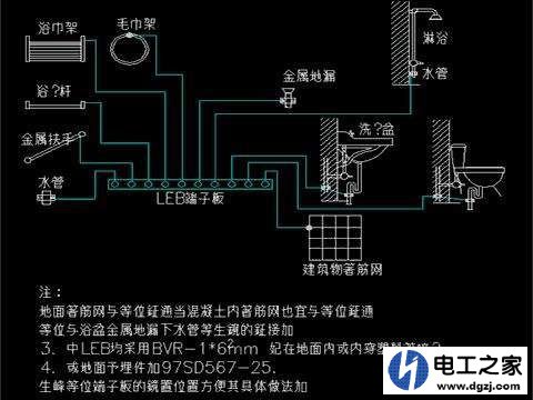 卫生间等电位是否需要与电源箱地线连接