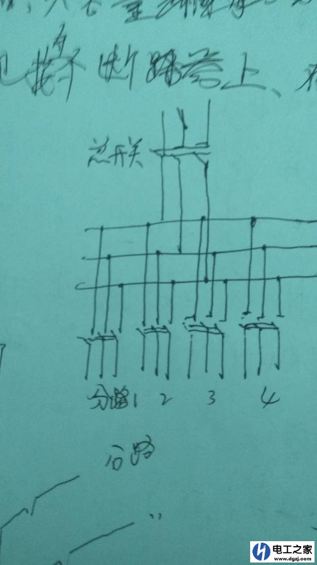 配电箱同一个回路怎么接到同一个断路器上