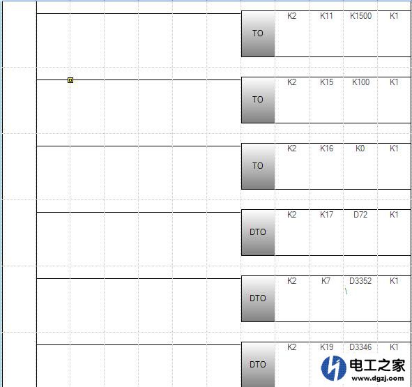 三菱PLC控制伺服正反转梯形图