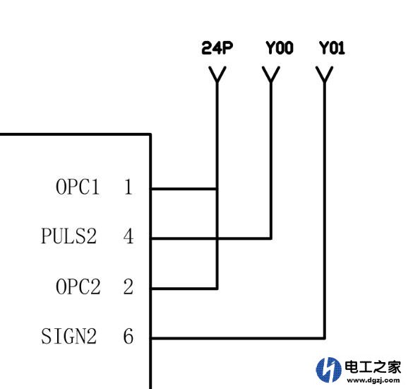 松下伺服驱动器与三菱plc接线方法