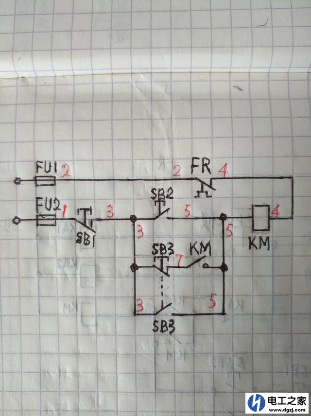 单向连续运转接线带点动控制如何检测接线是否正确