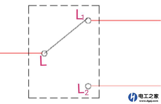 单刀双掷开关如何接线