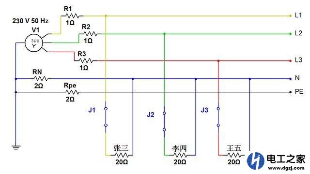 三相五线制零线和地线之间有电位差