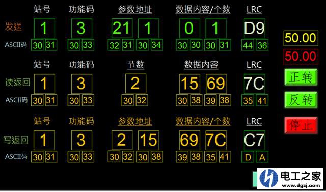 为什么plc向变频器写频率时不用转换成ACSII码
