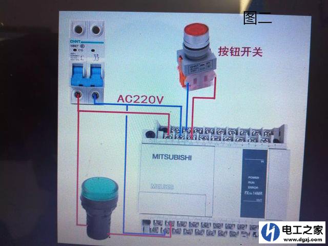 三菱PLC开关控制灯的亮灭的方法