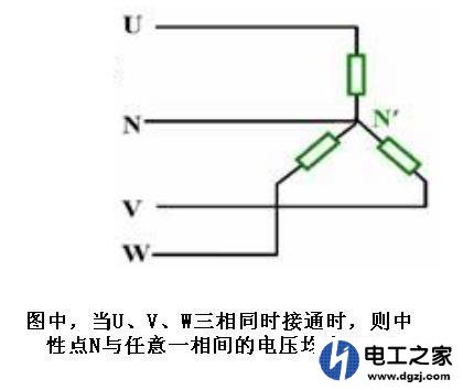 通过引用中性线的方法来当作零线用