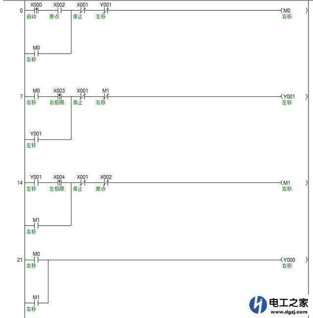 plc如何实现3个连续动作