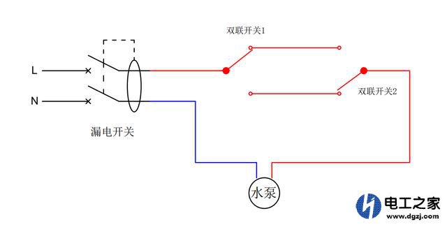 两家人一个抽水机如何自动控制