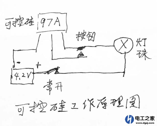 灯箱中闪烁红灯制作方法