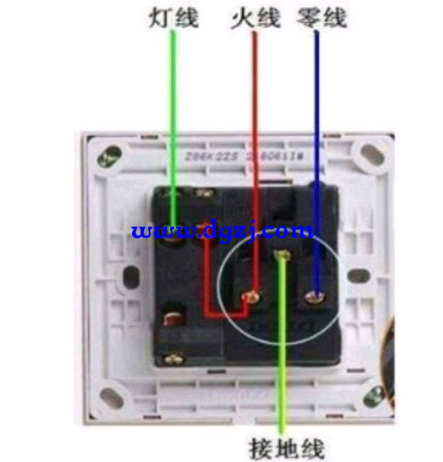 一个开关和插座怎么连接