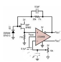 LTC6406等新的全差分运算放大器系列在单端应用中极其广泛  