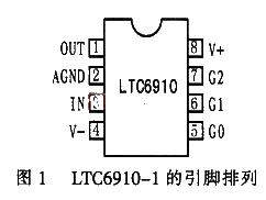 数字控制可编程增益放大器LTC6910的性能特点和典型电路应用分析