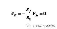 关于运放的平衡电阻