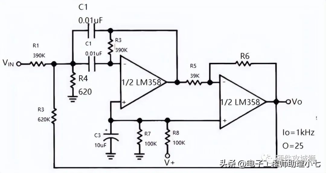 23个 LM358典型经典电路讲解