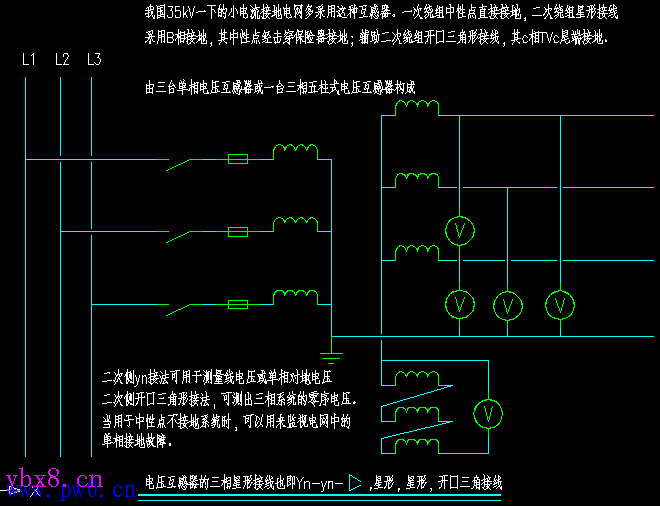 电流互感器和电压互感器的接线方式分析